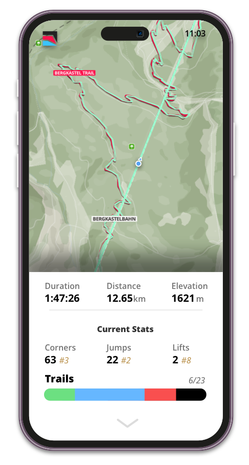 gravity map mobile app preview
